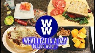 WHAT I EAT IN A DAY TO LOSE WEIGHT | WW BLUE PLAN