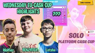 EU Wednesday Platform Cash Cup Highlights -Letshe, Benjyfishy, Wolfiez Top 10 Leaderboard standings