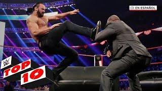 Top 10 Mejores Momentos de Raw En Español: WWE Top 10, Feb 10, 2020