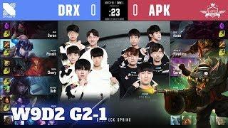 DRX vs APK - Game 1 | Week 9 Day 2 S10 LCK Spring 2020 | DragonX vs APK Prince G1 W9D2