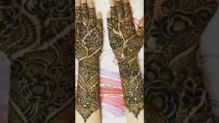 Top pics mehndi designs | mehandi design | front hand | back side | leg | foot | finger | #shorts