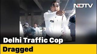 Delhi Cop Taken "Hostage" On Car Bonnet For 2 Kms, Video Goes Viral