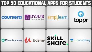 Top 50 Educational Apps For Students | Best Educational Apps | Online Learning Apps 2020 | Top 10