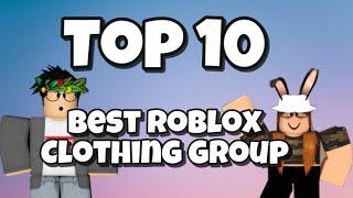 Top 10 Best Roblox Clothing Group’s || VOICE  OVER