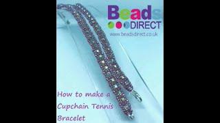 How To Make A Cupchain Tennis Bracelet | TAKE A MAKE BREAK | Jewellery making tutorial