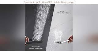 Top 5 ESNBIA Shower System, 10 Inches Bathroom Luxury Rain Shower Head with Handheld Combo Set, Wal