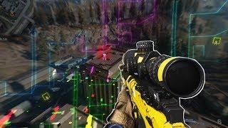 using EYE TRACKER in COD WARZONE.. (200 IQ play)