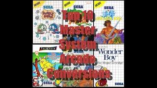 Top 10 Master system Arcade games