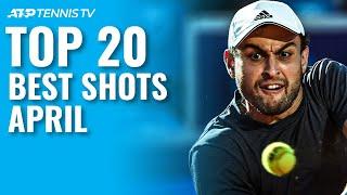 Top 20 Best Tennis Shots and Rallies | April 2021