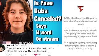 Faze Dubs says N word CLIPS...Faze Clan responds