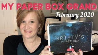 My Paper Box Grand | January 2020