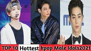 Top 10 Hottest male kpop Idols in the world||2021|Jungkook|Eunwoo|Kim Taeyung|Updated