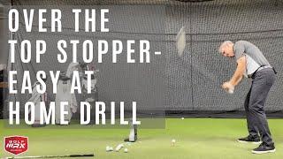 OVER THE TOP PERMANENT STOPPER-EASY AT HOME DRILL FOR YOUR GOLF SWING-GOLF WRX