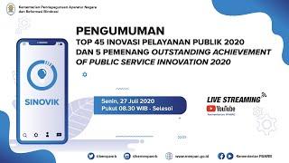 [LIVE] PENGUMUMAN Top 45 dan 5 Pemenang Outstanding Achievement of Public Service 2020