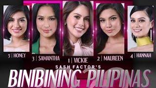 Top 10 Candidates leaderboard - Bb. Pilipinas 2020 - By SashFactor