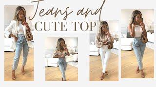 8 Casual Outfit Ideas For Spring | Jeans And A Cute Top