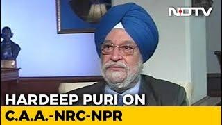 "You Believe The PM Because He's The Boss": Minister Hardeep Puri On NRC