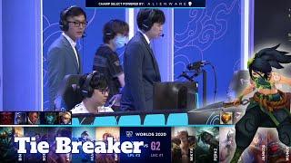 SN vs G2 - Tie Breaker | Day 5 Group A S10 LoL Worlds 2020 | Suning vs G2 eSports - Groups full game