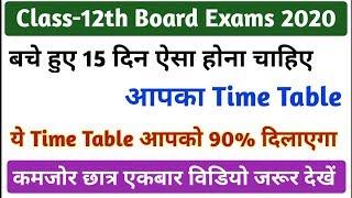 बचे हुए 15 दिनों के लिए इस Time Table से पढ़कर Topper बनो,/Best Time Table For Board Exam