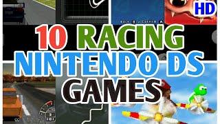 10 RACING NINTENDO DS GAMES (NDS)