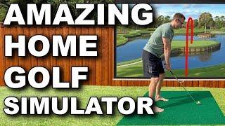 The world's best and cheapest GOLF SIMULATOR  for home