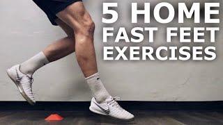 5 Fast Feet Exercises To Improve Foot Speed | Home Fast Feet & Coordination Training Session