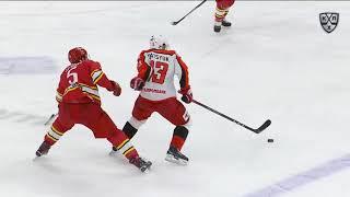 Datsyuk dekes to create scoring opportunity