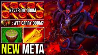 New Meta Hard Carry Doom Nobody Can Kill Him Infernal Blade 7.26 Dota 2