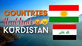 Top 10 Countries That Hate/Dislike Kurdistan | Includes Iraq