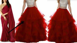 DIY:how to make Lehenga in 10 minutes(hindi)