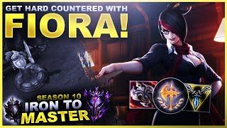 GET HARD COUNTERED WITH FIORA! - Iron to Master S10 | League of Legends