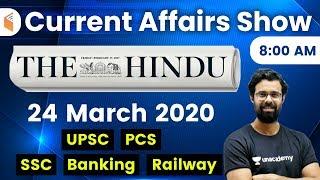 8:00 AM - Daily Current Affairs 2020 by Bhunesh Sir | 24 March 2020 | wifistudy