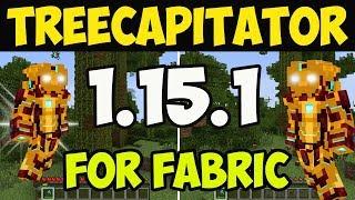 TREECAPITATOR MOD 1.15.1 minecraft - how to download & install Treecapitator 1.15.1 [+Fabric]