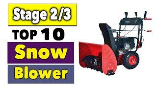 Best 3 Stage Snow Blower for the Money | Top 10 Best 2 Stage Snow Blower under 1000