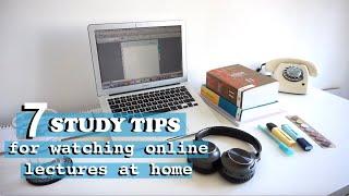 HOW TO WATCH ONLINE LECTURES AT HOME? | STUDY TIPS