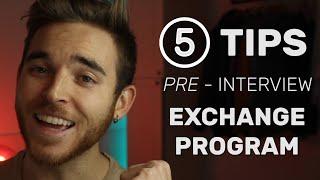 Top 5 Exchange Program PRE-Interview Tips |  Study Abroad, CBYX, Rotary, etc.