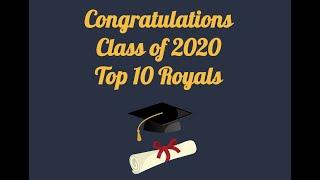 Collegiate High School Top Ten Class of 2020