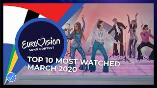 TOP 10: Most watched in March 2020 - Eurovision Song Contest