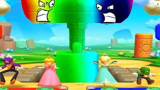 Mario Party The Top 100   Manic Mallets  Waluigi vs Peach vs Rosalina vs Luigi (Master Difficulty)