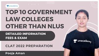 Top 10 Government Law Colleges Other Than NLUs | Detailed Information Fees Exam | Top Law Colleges