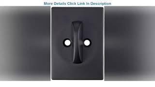 Top 10 Schlage Lock Company Century Single Cylinder Handleset and Latitude Lever, Matte Black (F60