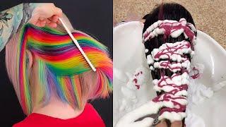 Top Hair Cutting & Hair Color Transformation | Amazing Professional Hairstyles Compilation!