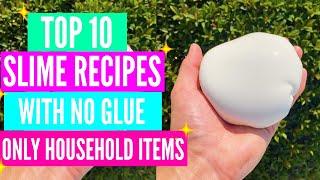 10 Easy Slime Recipes With Household Ingredients For When You’re Bored At Home NO Glue NO Borax