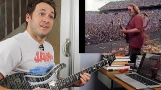 Guitar Teacher REACTS: "COLD RAIN & SNOW" Grateful Dead | LIVE | Farm Aid 7/4/86