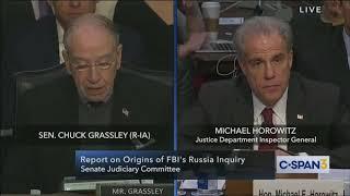 IG Horowitz: The FBI Used Trump's Intel Briefings As An Opportunity To Spy!