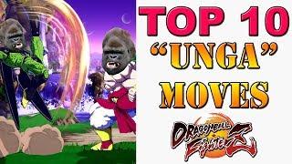 Dragon Ball FighterZ - The Top 10 "unga bunga" braindead gorilla moves of DBFZ!