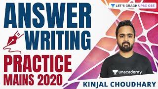 L28: Daily Answer Writing Practice | Conquering UPSC CSE Mains 2020 | Kinjal Choudhary