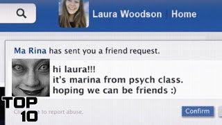 Top 10 Scary Friend Requests