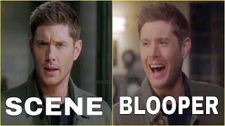 Supernatural Season 15 Gag Reel Bloopers VS Actual Scenes