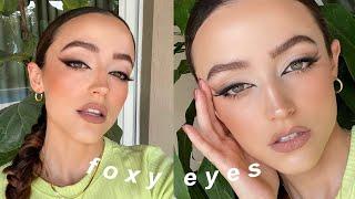 FOXY EYES MAKEUP TUTORIAL | easy glam